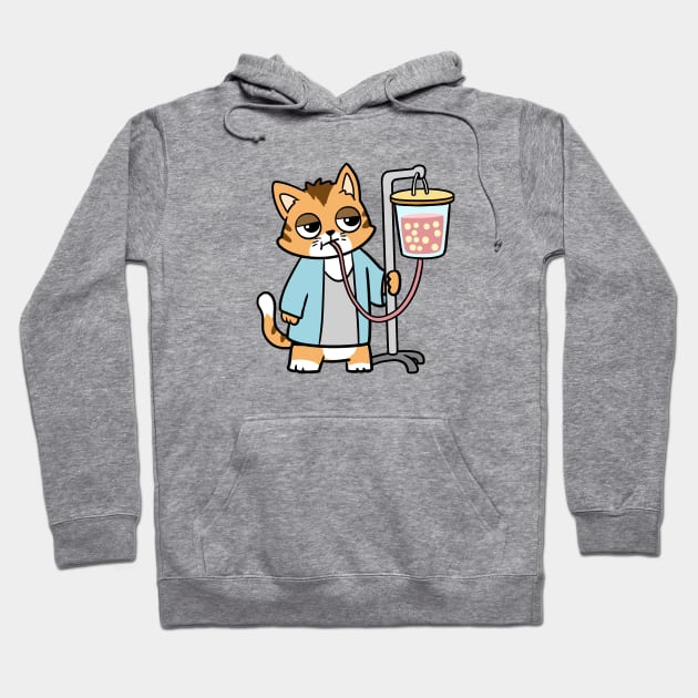 Boba Cat Hoodie by WildSloths